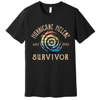 Hurricane Helene Survivor Premium T-Shirt