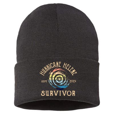 Hurricane Helene Survivor Sustainable Knit Beanie