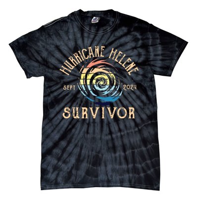 Hurricane Helene Survivor Tie-Dye T-Shirt