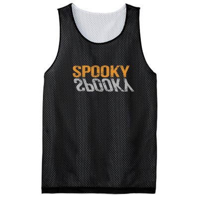 Happy Halloween Spooky Season Ideal For Halloween Mesh Reversible Basketball Jersey Tank