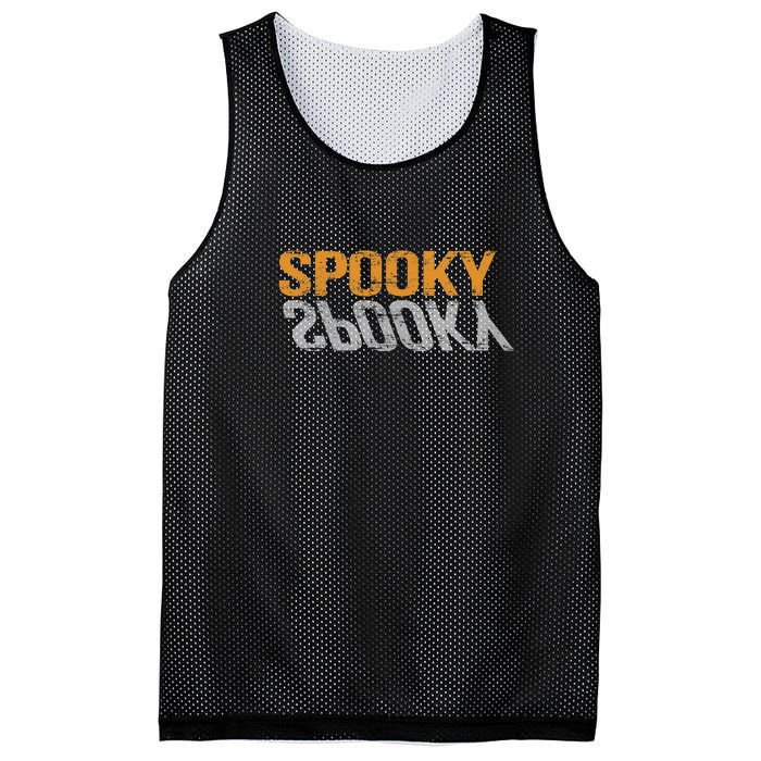 Happy Halloween Spooky Season Ideal For Halloween Mesh Reversible Basketball Jersey Tank