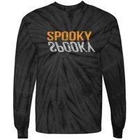 Happy Halloween Spooky Season Ideal For Halloween Tie-Dye Long Sleeve Shirt