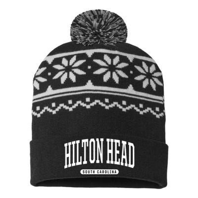 Hilton Head South Carolina Hilton Head USA-Made Snowflake Beanie