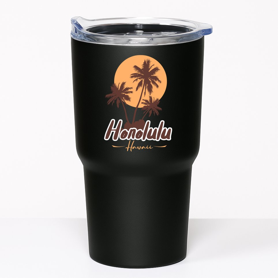Honolulu Hawaii Sunset Tumbler