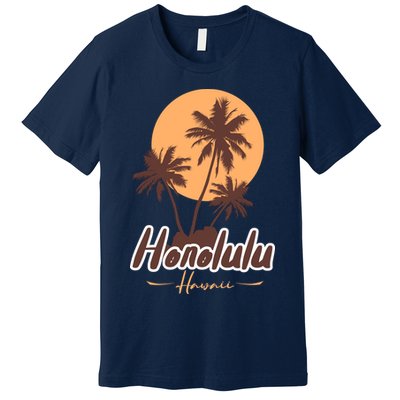 Honolulu Hawaii Sunset Premium T-Shirt