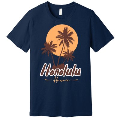 Honolulu Hawaii Sunset Premium T-Shirt