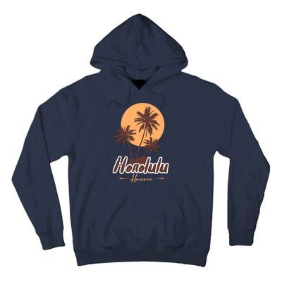 Honolulu Hawaii Sunset Tall Hoodie