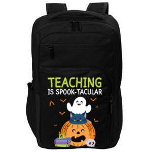 Happy Halloween School Teacher Teaching Trick Or Treat Cool Gift Impact Tech Backpack