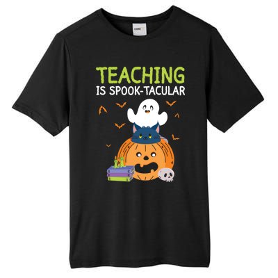 Happy Halloween School Teacher Teaching Trick Or Treat Cool Gift Tall Fusion ChromaSoft Performance T-Shirt