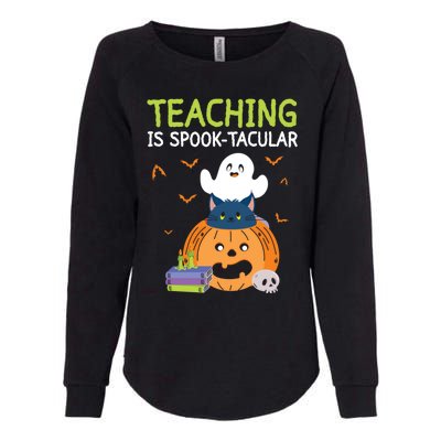 Happy Halloween School Teacher Teaching Trick Or Treat Cool Gift Womens California Wash Sweatshirt