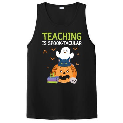 Happy Halloween School Teacher Teaching Trick Or Treat Cool Gift PosiCharge Competitor Tank