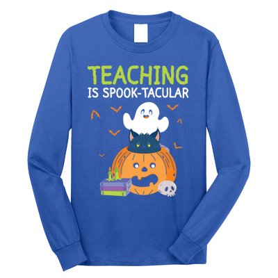 Happy Halloween School Teacher Teaching Trick Or Treat Cool Gift Long Sleeve Shirt