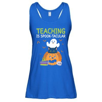 Happy Halloween School Teacher Teaching Trick Or Treat Cool Gift Ladies Essential Flowy Tank