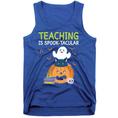 Happy Halloween School Teacher Teaching Trick Or Treat Cool Gift Tank Top