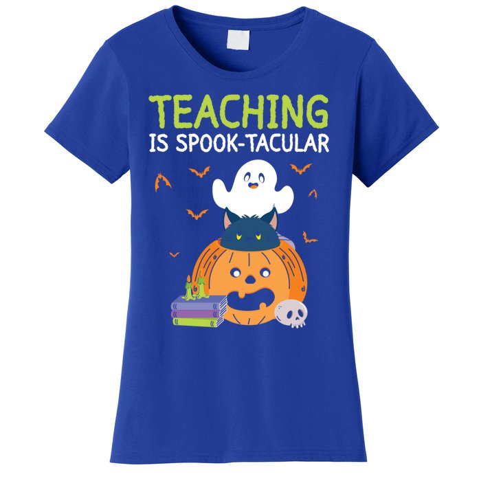 Happy Halloween School Teacher Teaching Trick Or Treat Cool Gift Women's T-Shirt