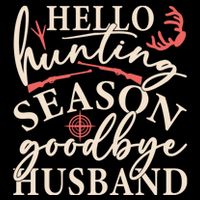 Hello Hunting Season Goodbye Husband Sustainable Bucket Hat