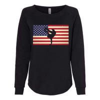 Hip Hop Street Break Dancing Teacher Patriotic American Flag Womens California Wash Sweatshirt