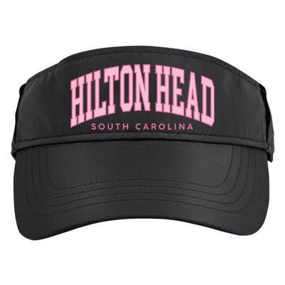 Hilton Head SC South Carolina retro vintage preppy Adult Drive Performance Visor