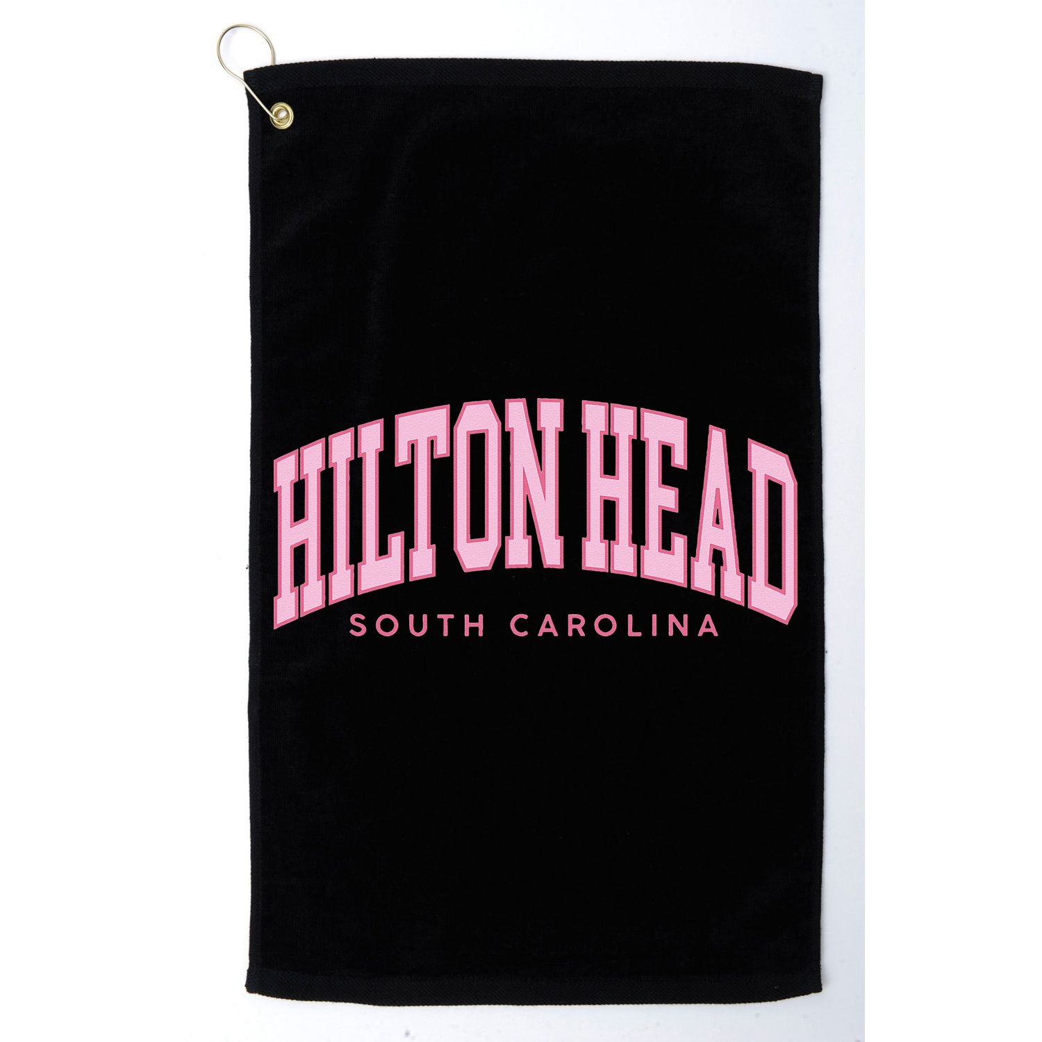 Hilton Head SC South Carolina retro vintage preppy Golf Towel