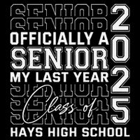 Hays High School A Senior Class Of 2025 Sweatshirt