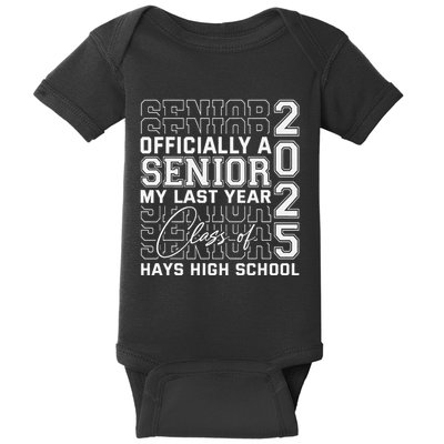 Hays High School A Senior Class Of 2025 Baby Bodysuit
