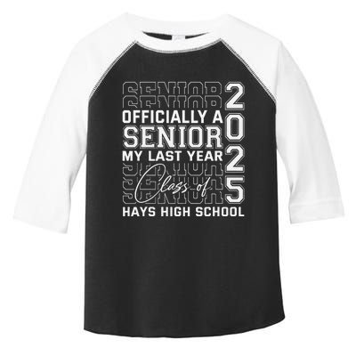 Hays High School A Senior Class Of 2025 Toddler Fine Jersey T-Shirt