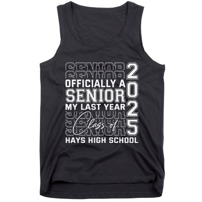 Hays High School A Senior Class Of 2025 Tank Top