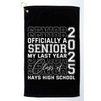 Hays High School A Senior Class Of 2025 Golf Towel