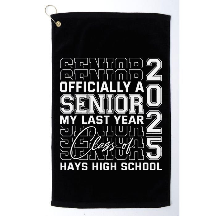Hays High School A Senior Class Of 2025 Golf Towel