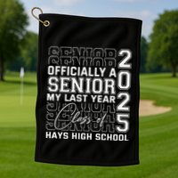 Hays High School A Senior Class Of 2025 Golf Towel