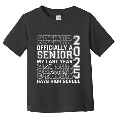 Hays High School A Senior Class Of 2025 Toddler T-Shirt