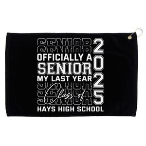 Hays High School A Senior Class Of 2025 Grommeted Golf Towel