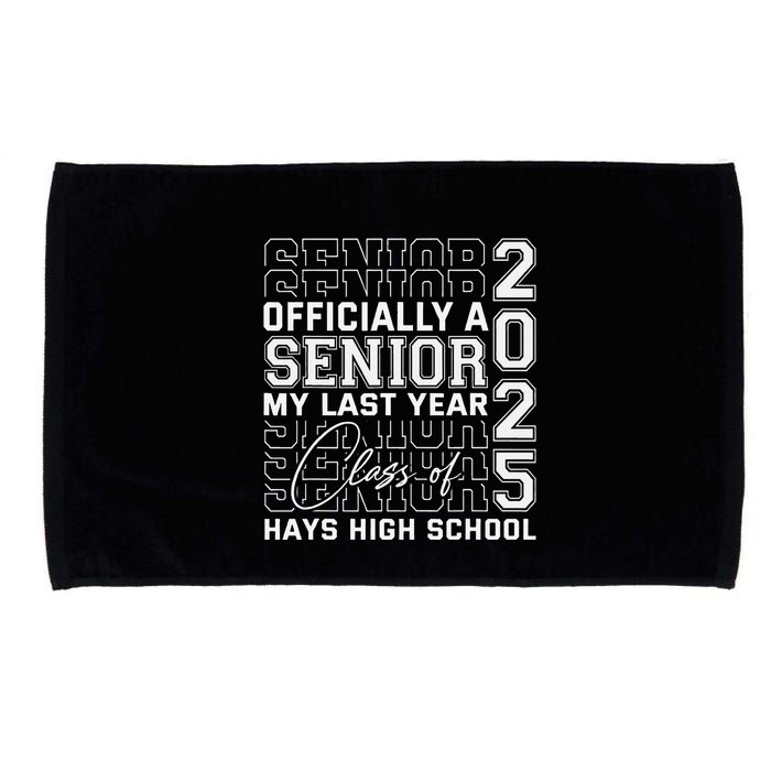 Hays High School A Senior Class Of 2025 Microfiber Hand Towel