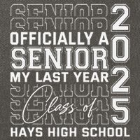 Hays High School A Senior Class Of 2025 Cotton Canvas Backpack