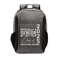 Hays High School A Senior Class Of 2025 Vector Backpack