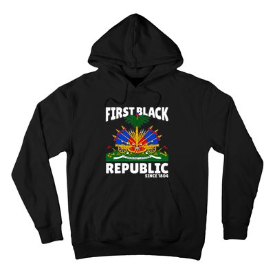 Haiti Heritage Since 1804 Proud Zoe Happy Haitian Flag Day Hoodie