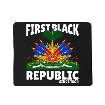 Haiti Heritage Since 1804 Proud Zoe Happy Haitian Flag Day Mousepad