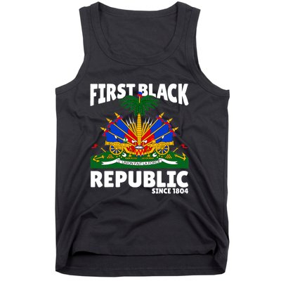 Haiti Heritage Since 1804 Proud Zoe Happy Haitian Flag Day Tank Top