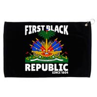 Haiti Heritage Since 1804 Proud Zoe Happy Haitian Flag Day Grommeted Golf Towel