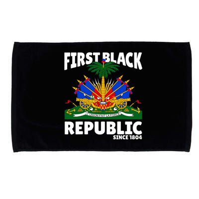 Haiti Heritage Since 1804 Proud Zoe Happy Haitian Flag Day Microfiber Hand Towel