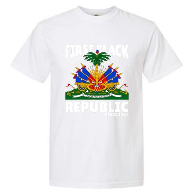 Haiti Heritage Since 1804 Proud Zoe Happy Haitian Flag Day Garment-Dyed Heavyweight T-Shirt