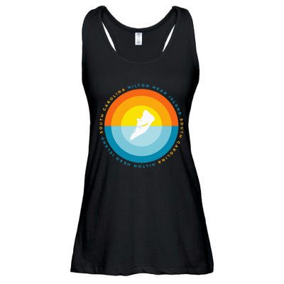 Hilton Head South Carolina Sunset Ladies Essential Flowy Tank