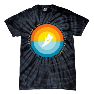 Hilton Head South Carolina Sunset Tie-Dye T-Shirt