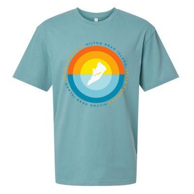 Hilton Head South Carolina Sunset Sueded Cloud Jersey T-Shirt