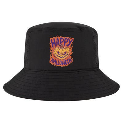 Happy Halloween Spooky Pumpkin Cool Comfort Performance Bucket Hat