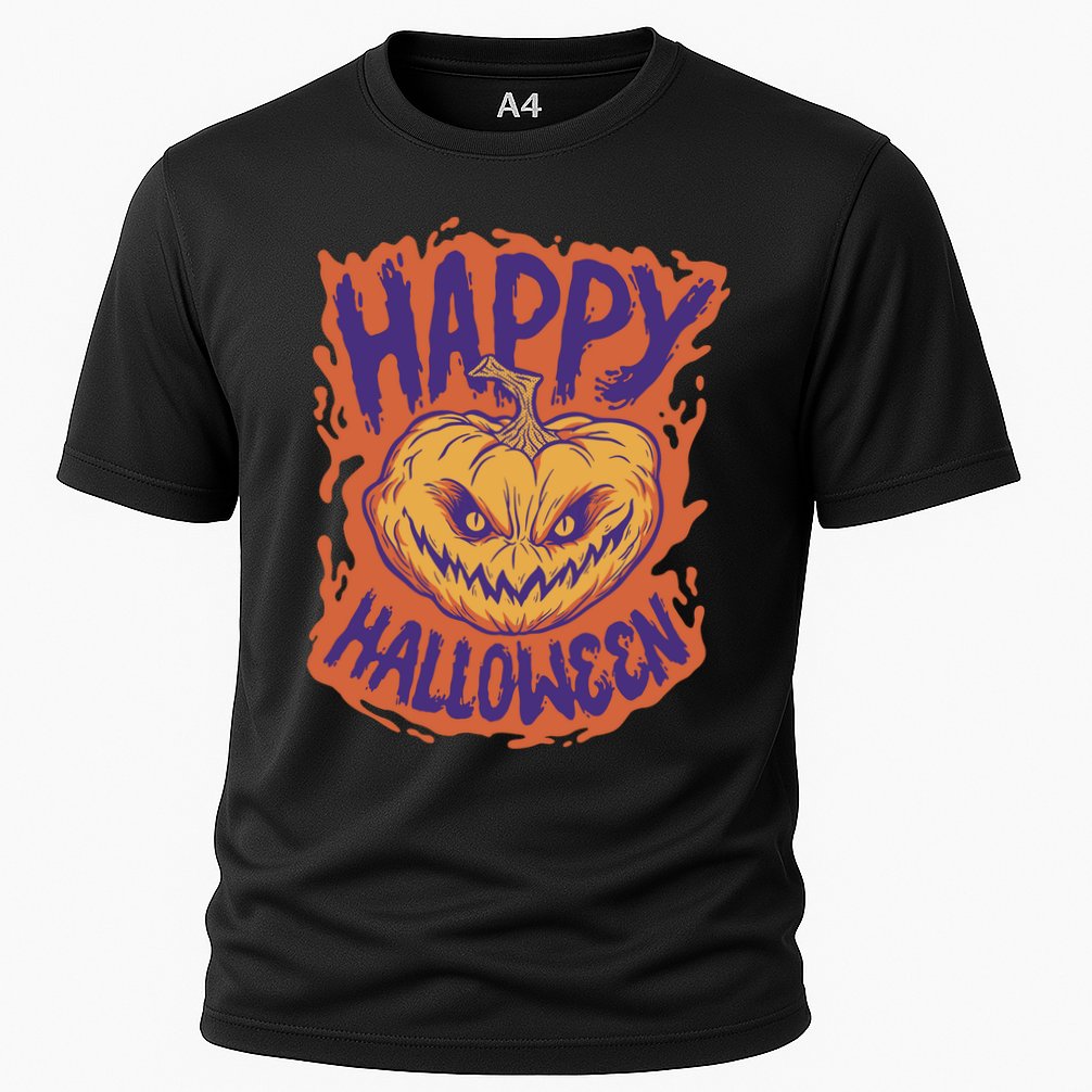 Happy Halloween Spooky Pumpkin Performance Shirt