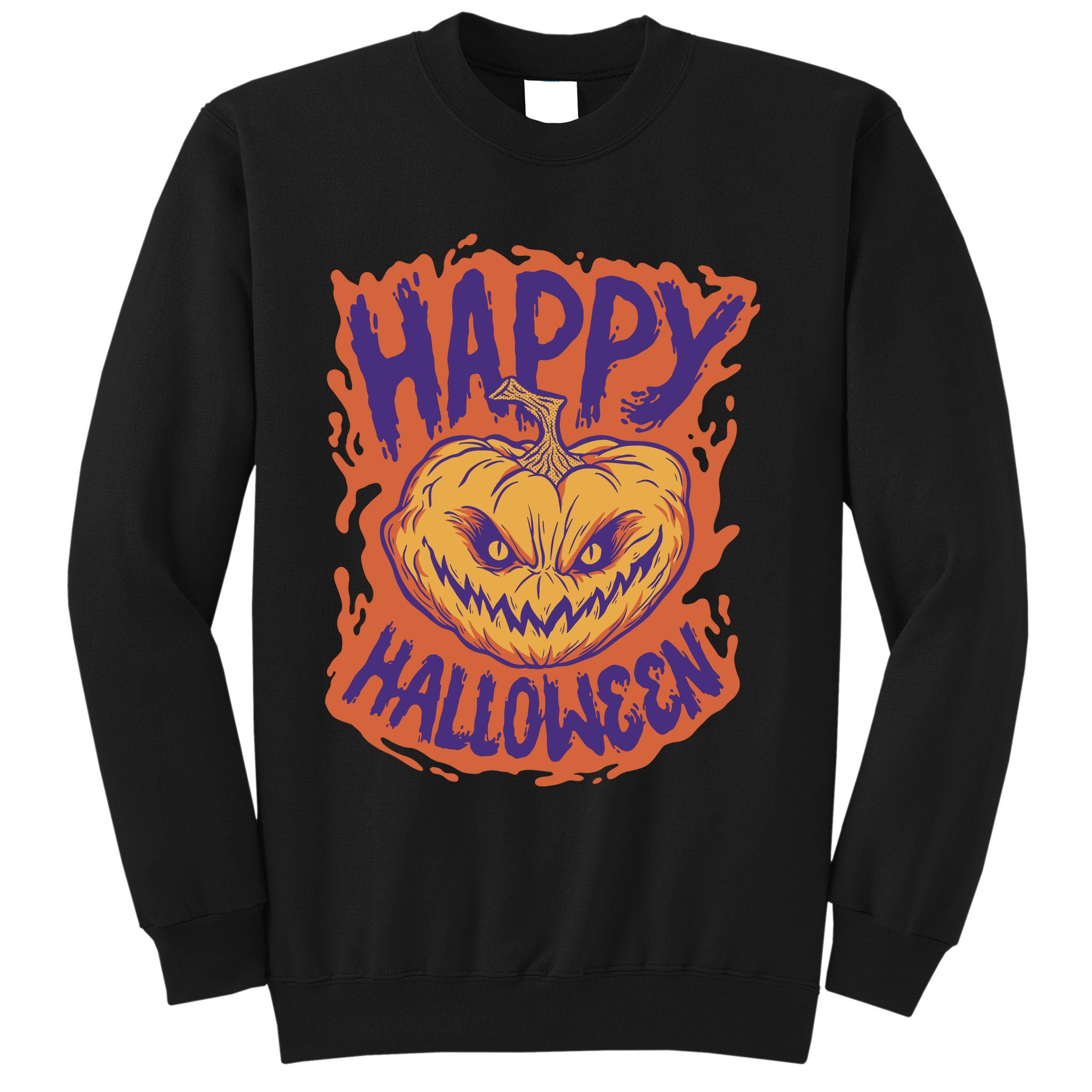 Happy Halloween Spooky Pumpkin Sweatshirt