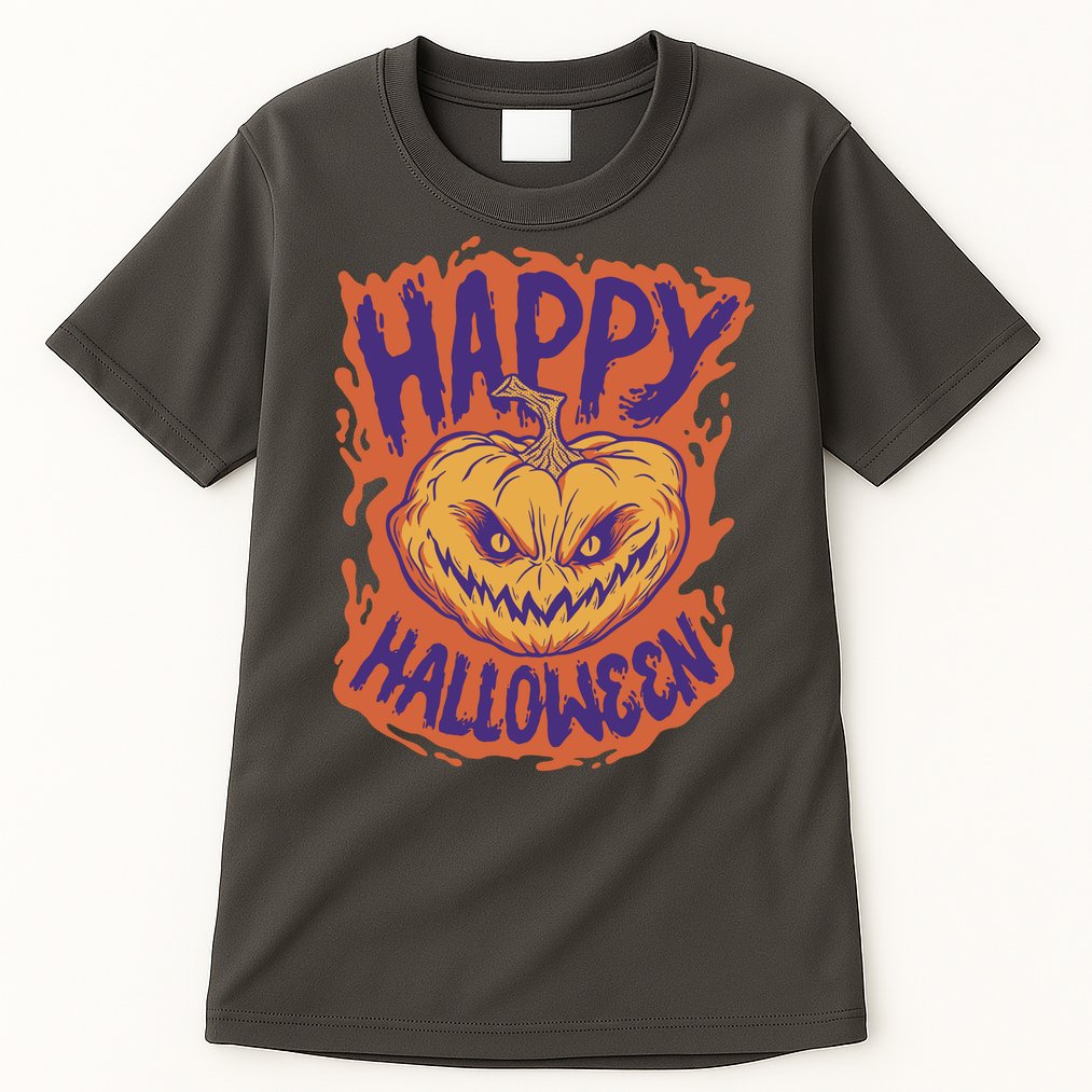 Happy Halloween Spooky Pumpkin Tall T-Shirt