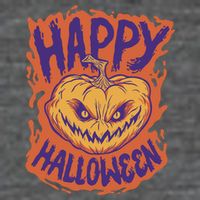 Happy Halloween Spooky Pumpkin Tall T-Shirt