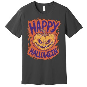 Happy Halloween Spooky Pumpkin Premium T-Shirt